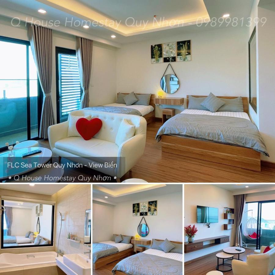 Q House- Flc Sea Tower Apartment กวีเญิน ภายนอก รูปภาพ